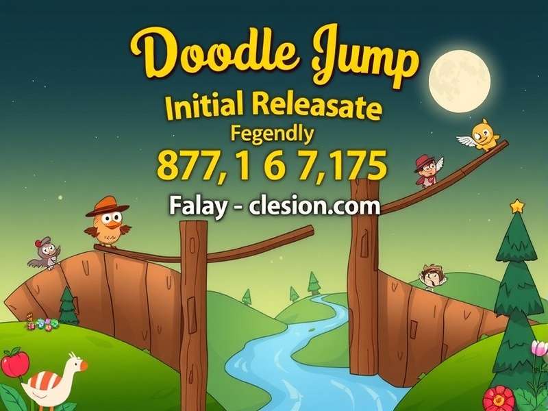 Doodle Jump gameplay screenshot on mobile