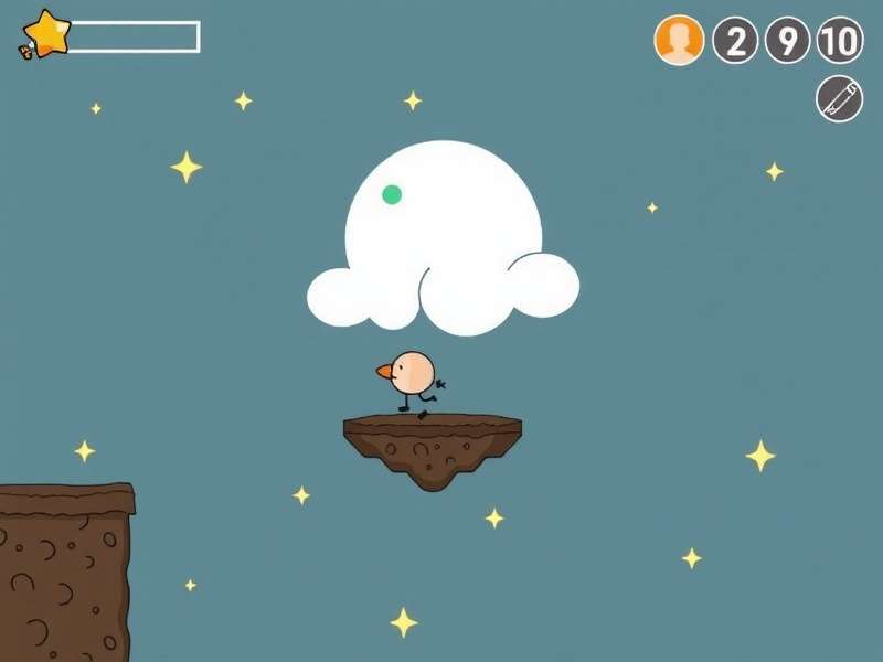 Original Doodle Jump gameplay screenshot from 2009