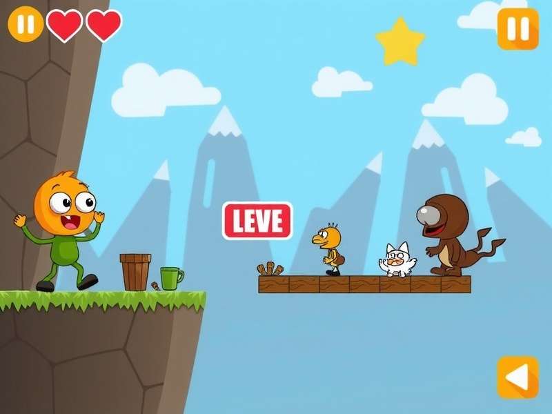 Doodle Jump gameplay on Chrome browser