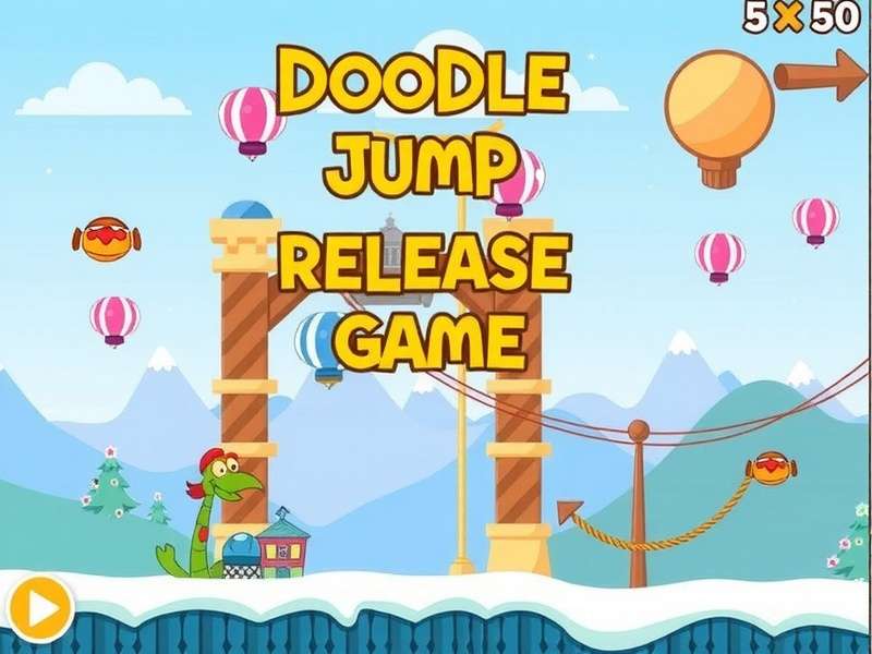 Evolution of Doodle Jump background designs through different versions