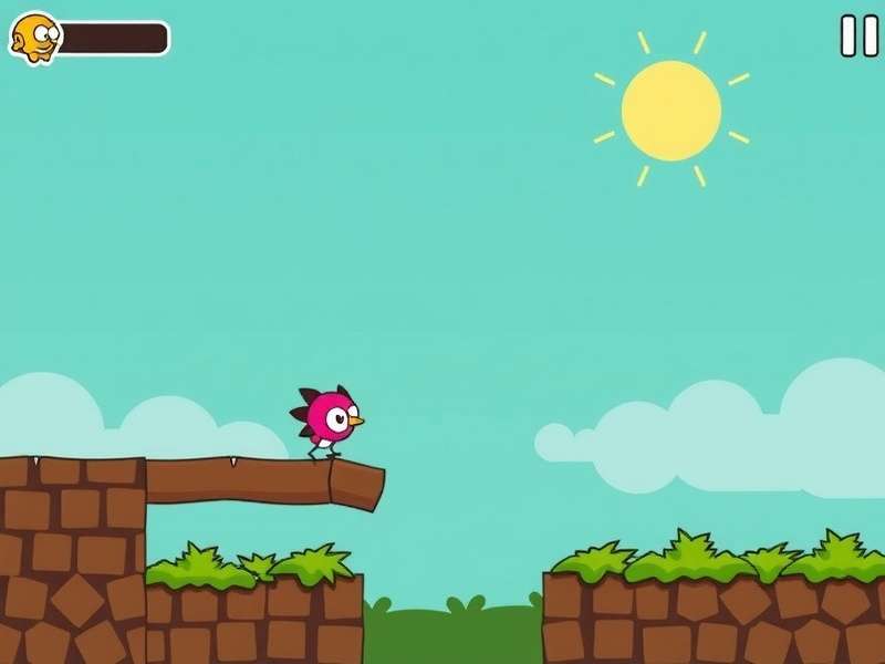 Doodle Jump gameplay illustration showing character jumping on platforms