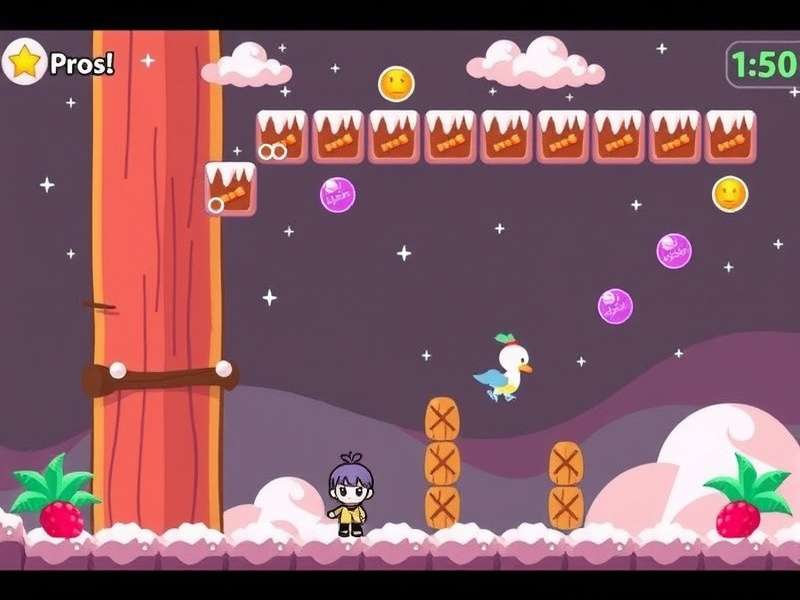 Doodle Jump gameplay on Poki platform showing character on platforms
