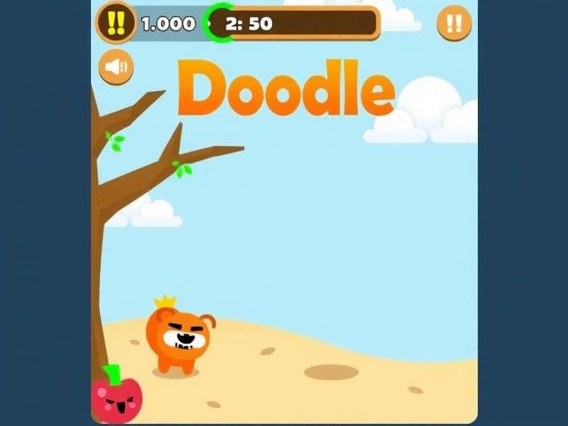 Evolution of Doodle Jump graphics from 2009 to modern online versions