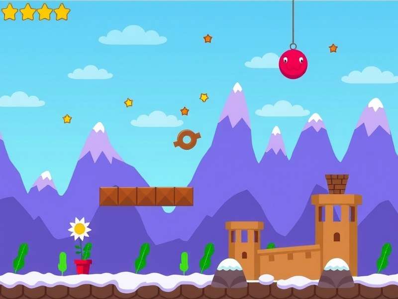 Doodle Jump game character jumping on platforms with extension menu overlay