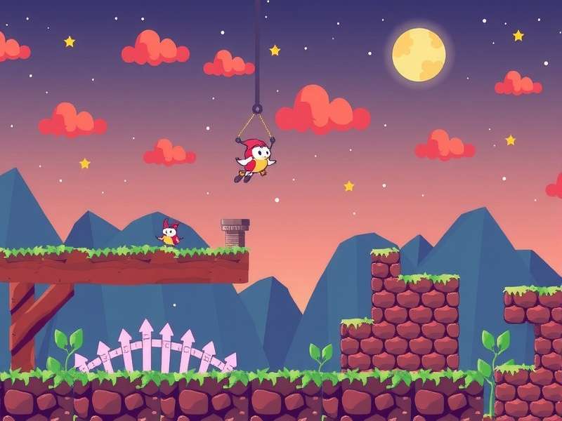 Detailed analysis of the classic Doodle Jump game background showing platforms and enemies