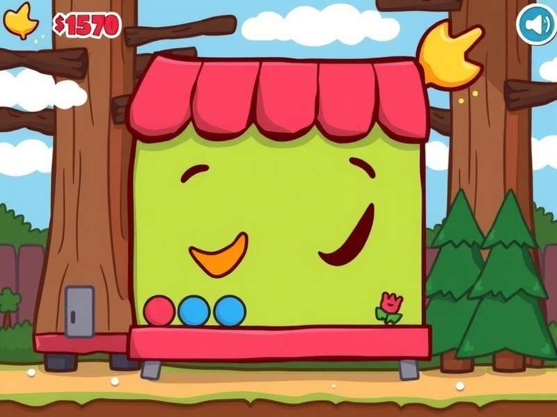 Doodle Jump Poki gameplay screenshot showing character on platforms