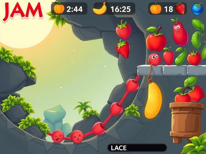 Strategic map showing optimal platform paths and enemy avoidance