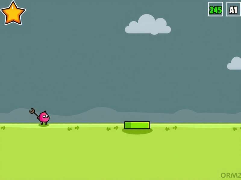 Doodle Jump Poki 2 gameplay screenshot showing character on platforms