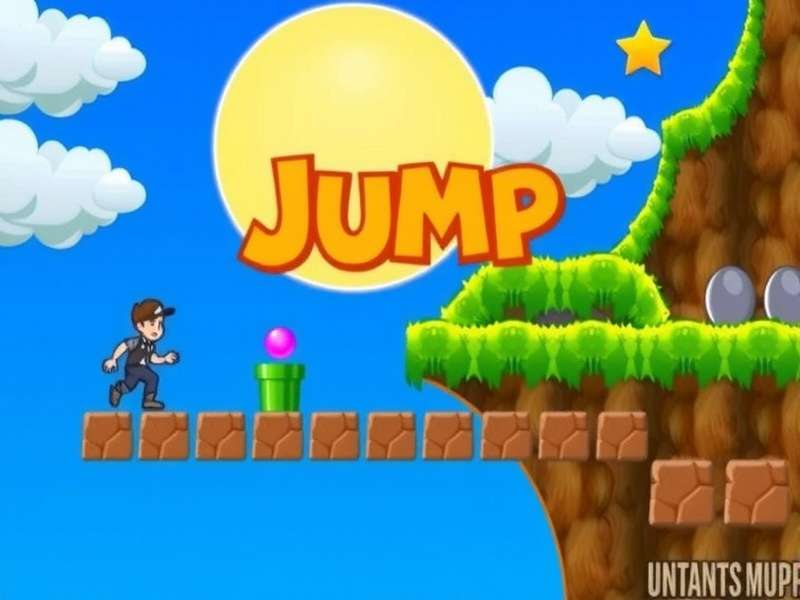 Hand holding a smartphone playing Doodle Jump with colorful game graphics visible