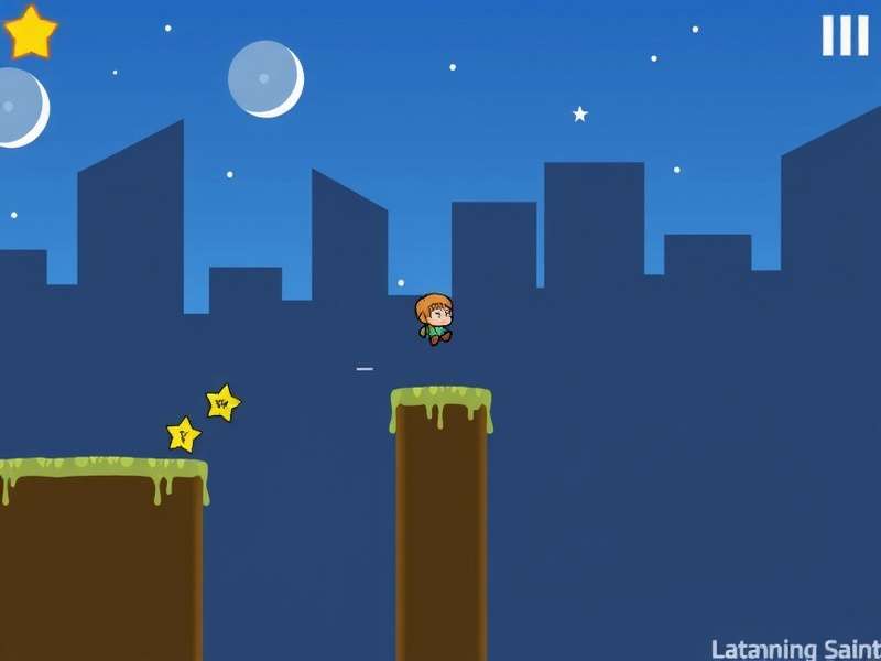 Doodle Jump gameplay with extension overlay showing stats and custom skins