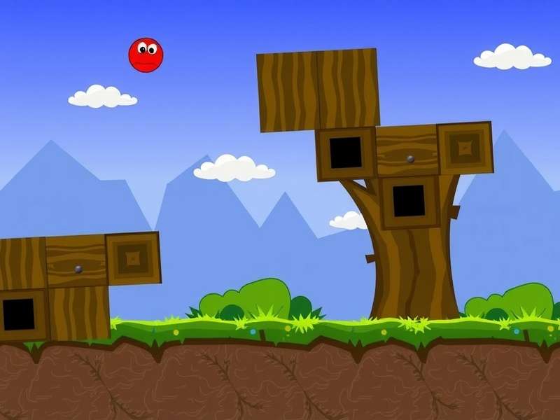 Colorful abstract platformer game background representing Doodle Jump