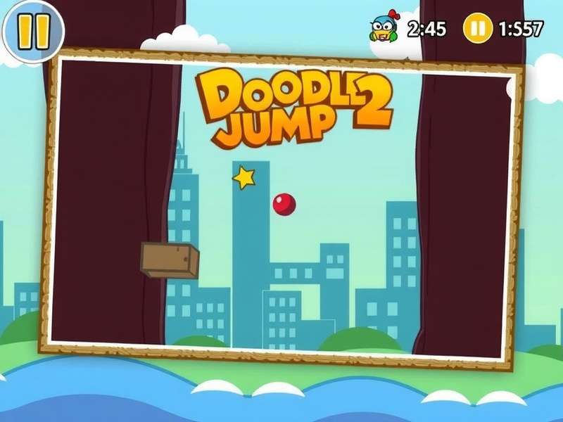 Advanced Doodle Jump 2 strategy visualization showing power-up timing