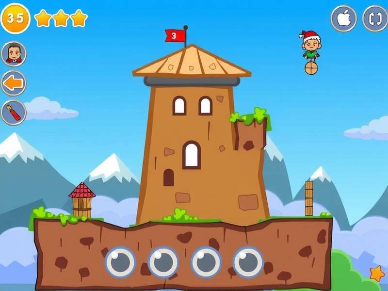 Doodle Jump gameplay on Poki platform showing character on green platforms