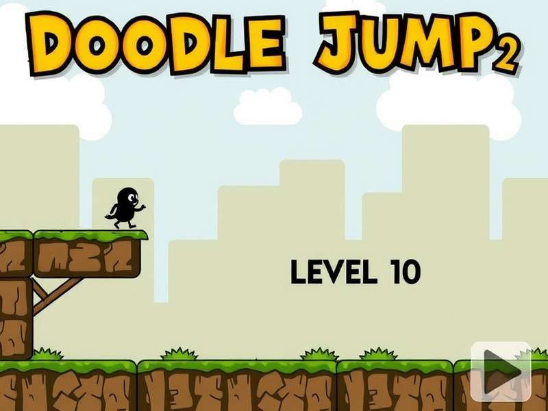 Scientific chart analyzing Doodle Jump 2 Level 10 platform spacing and types