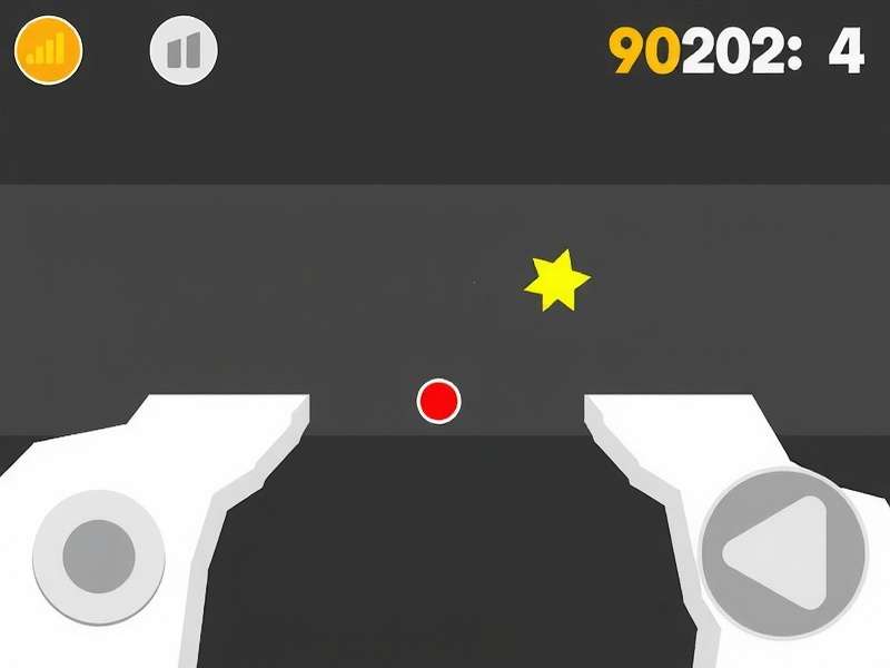 Doodle Jump Gameplay on a smartphone showing the cute Doodler character jumping on platforms
