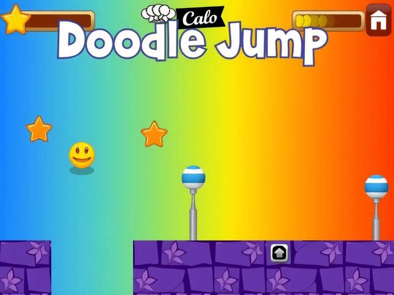 Doodle Jump Arcade Jackpot gameplay screenshot showing high score