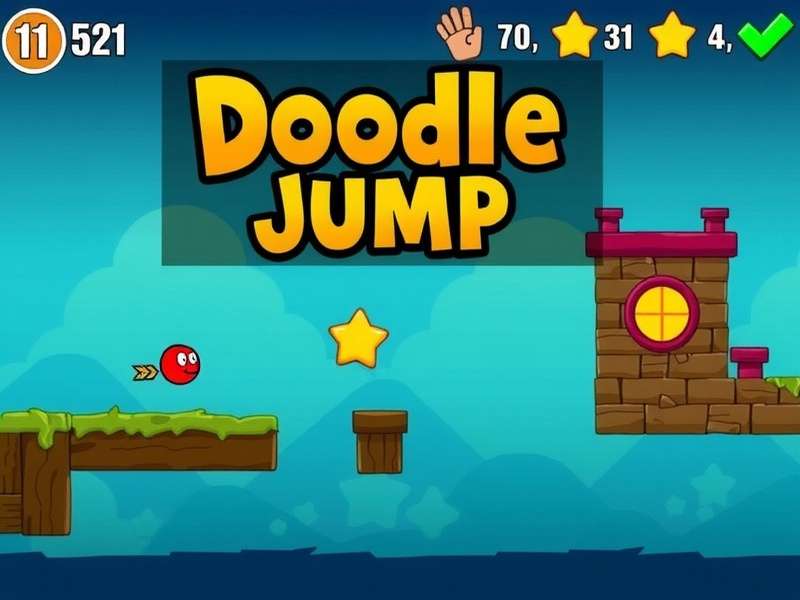 Doodle Jump Hack 2021 gameplay on mobile device with high score display