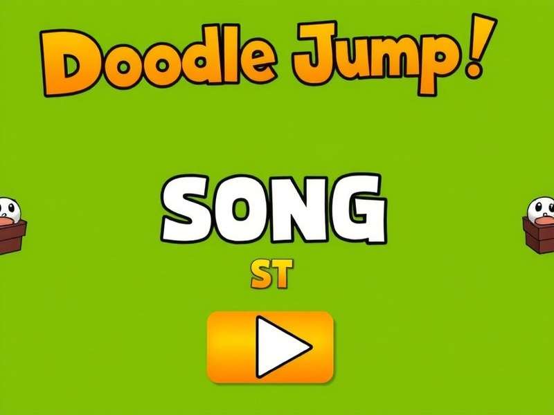 Doodle Jump Theme Song — visual representation of musical notes and game characters