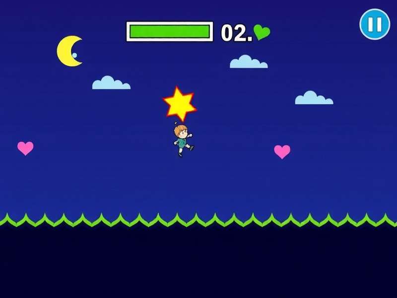 Doodle Jump Unblocked Poki gameplay screenshot showing the iconic doodle character bouncing on platforms