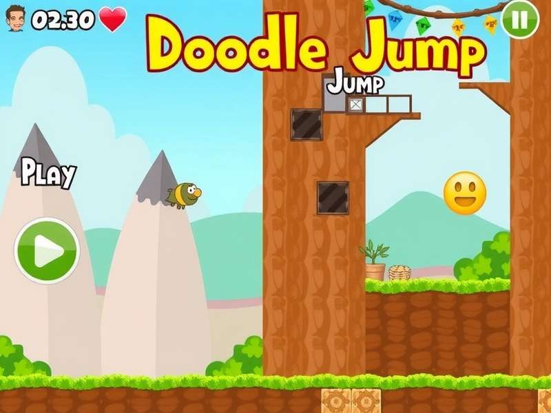 Doodle Jump Game Play – dynamic vertical platforming action with the iconic Doodler