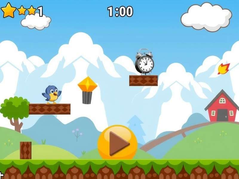 Doodle Jump Extension Google gameplay screenshot showing the classic platformer with power-ups