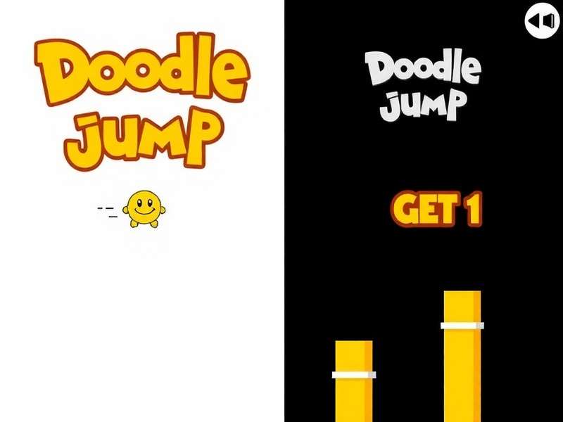 Doodle Jump Extension Download – Hero banner showing game characters and extension features